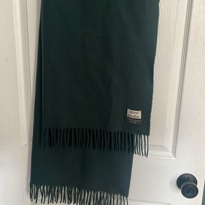Acne Wool Scarf in Forest Green